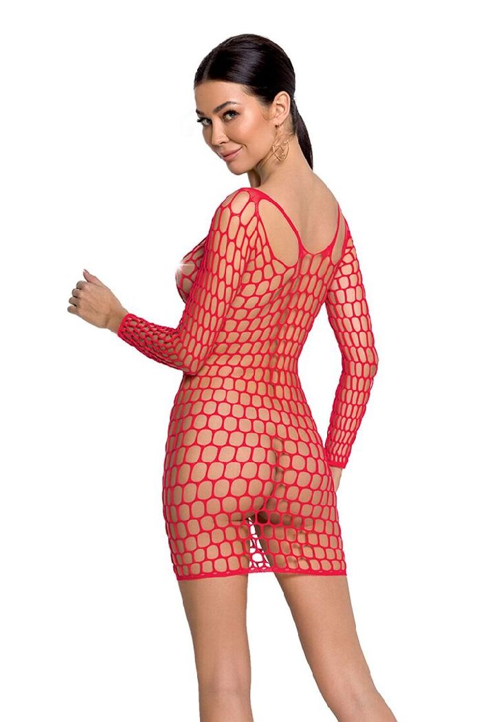 Платье-сетка BS093 red