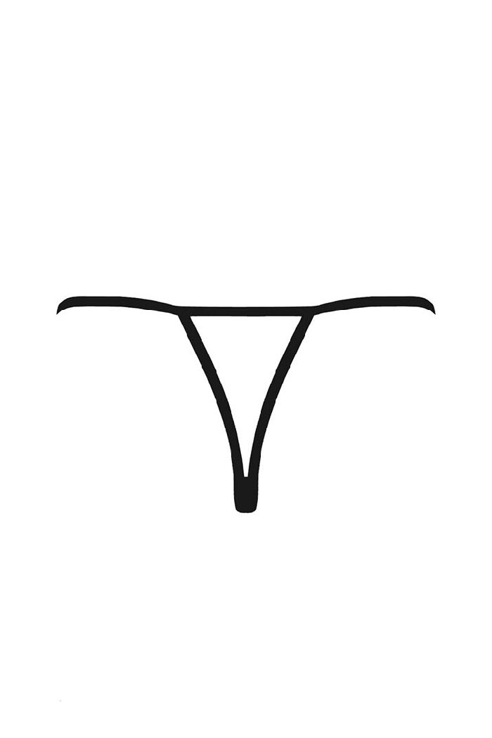 Мереживні трусики з розрізом Violante