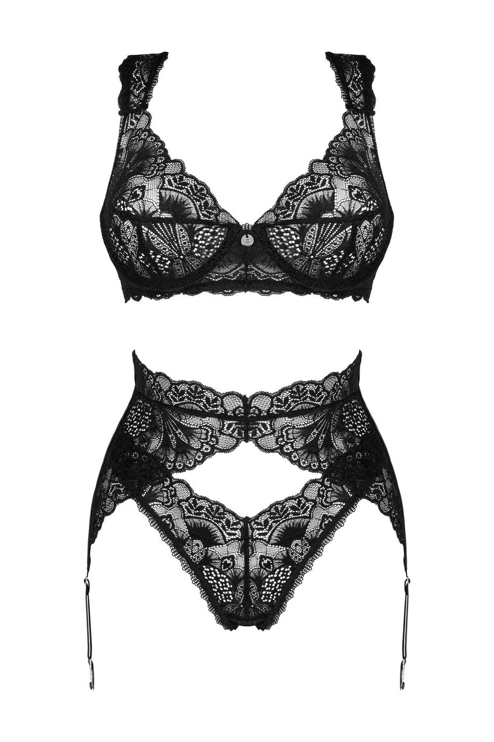 Эротический комплект из кружева Donna Dream black