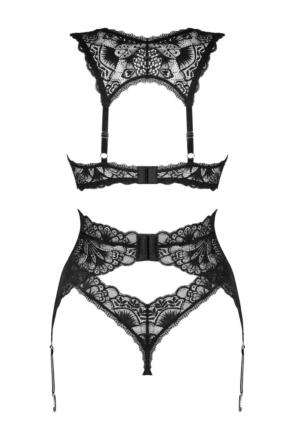 Эротический комплект из кружева Donna Dream black