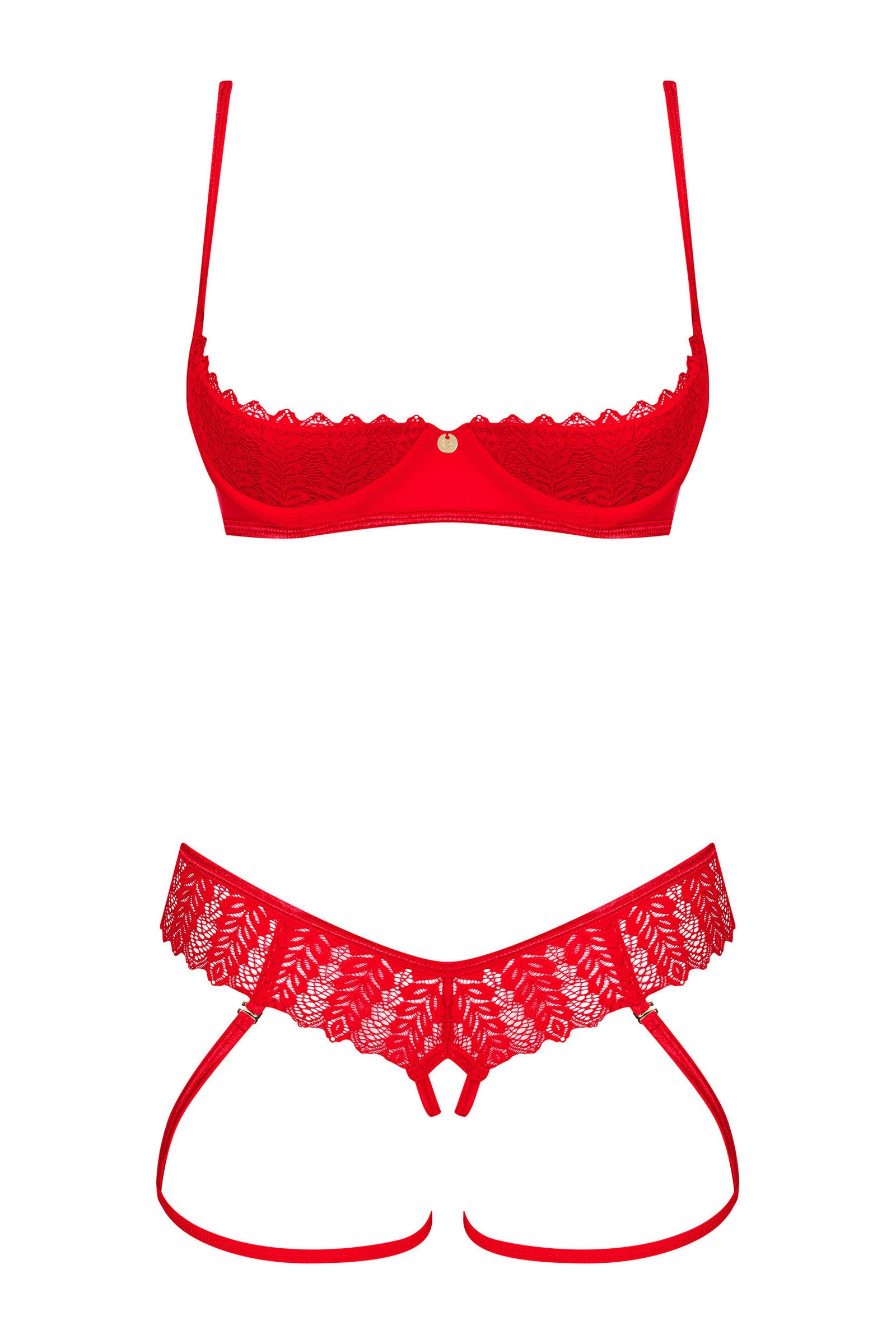 Еротичний комплект із підв'язками Ingridia