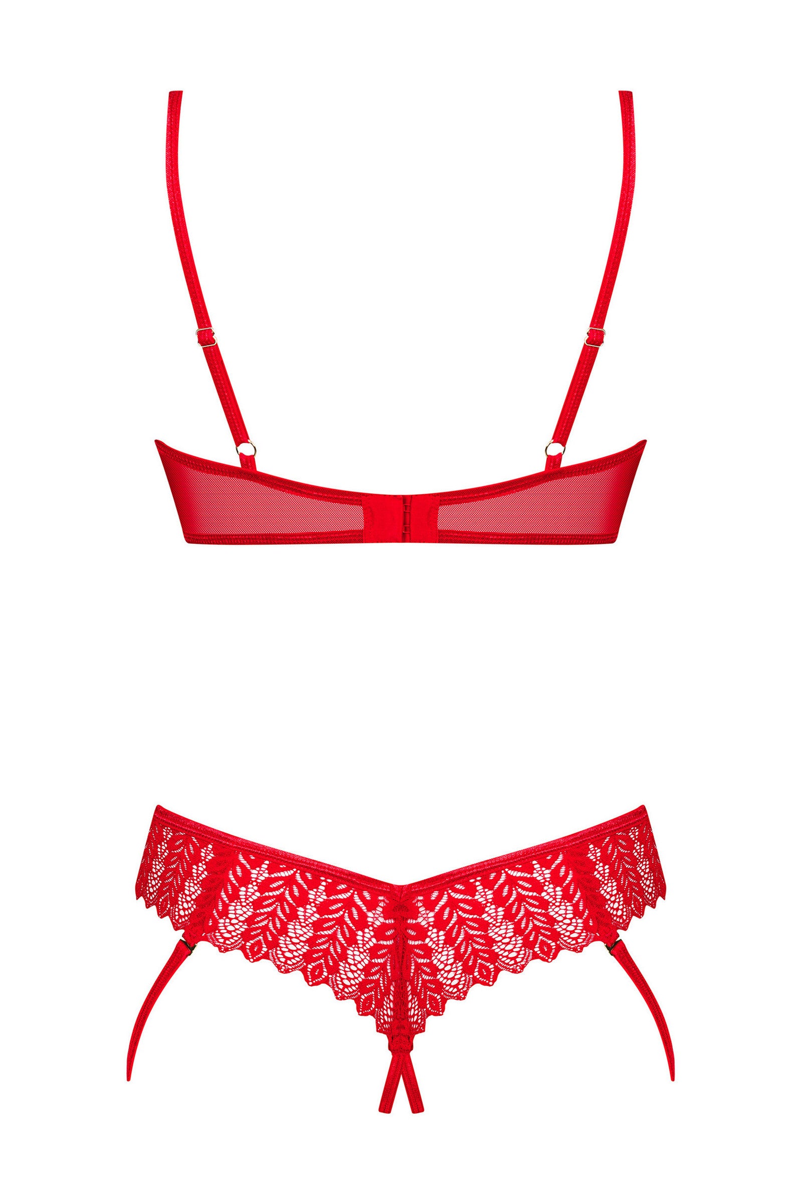 Еротичний комплект із підв'язками Ingridia