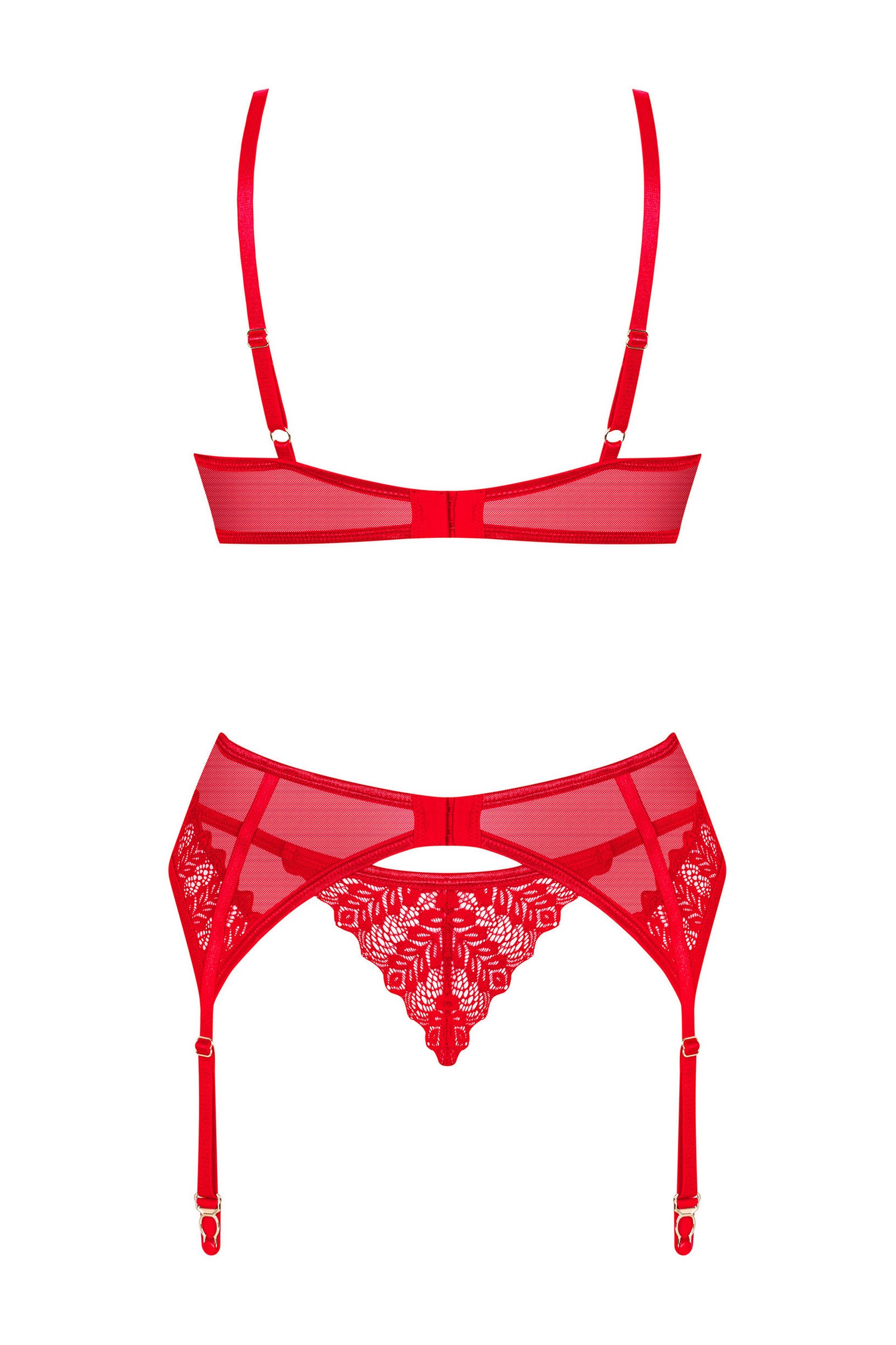 Кружевной комплект с поясом Ingridia