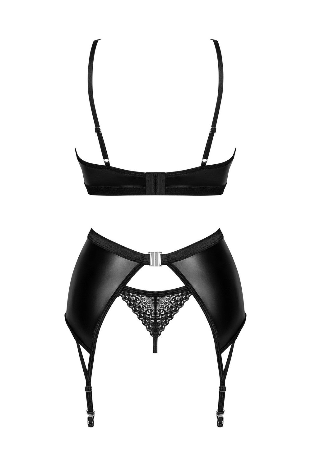 Эротический комплект с поясом Norides black