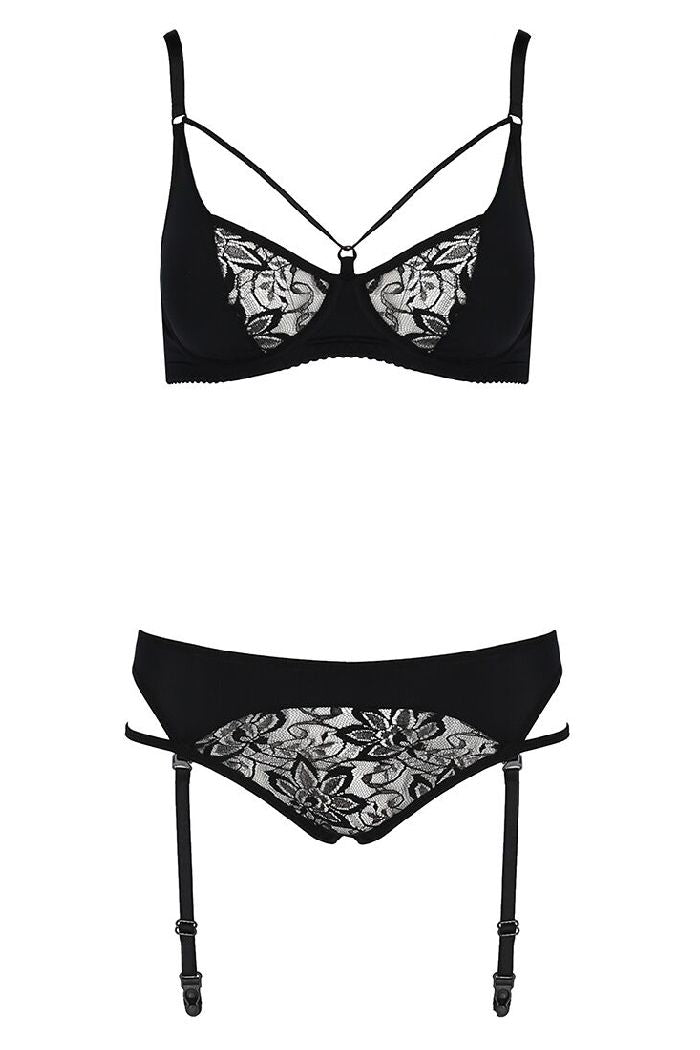 Кружевной комплект с пажами Pauline