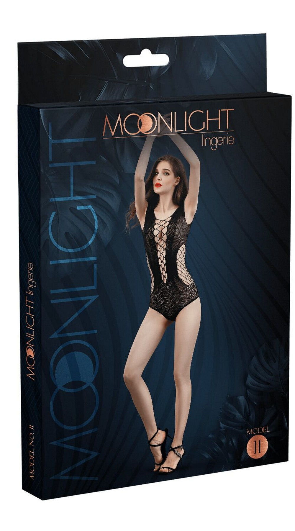 Боди-сетка с вырезами Model 11 black