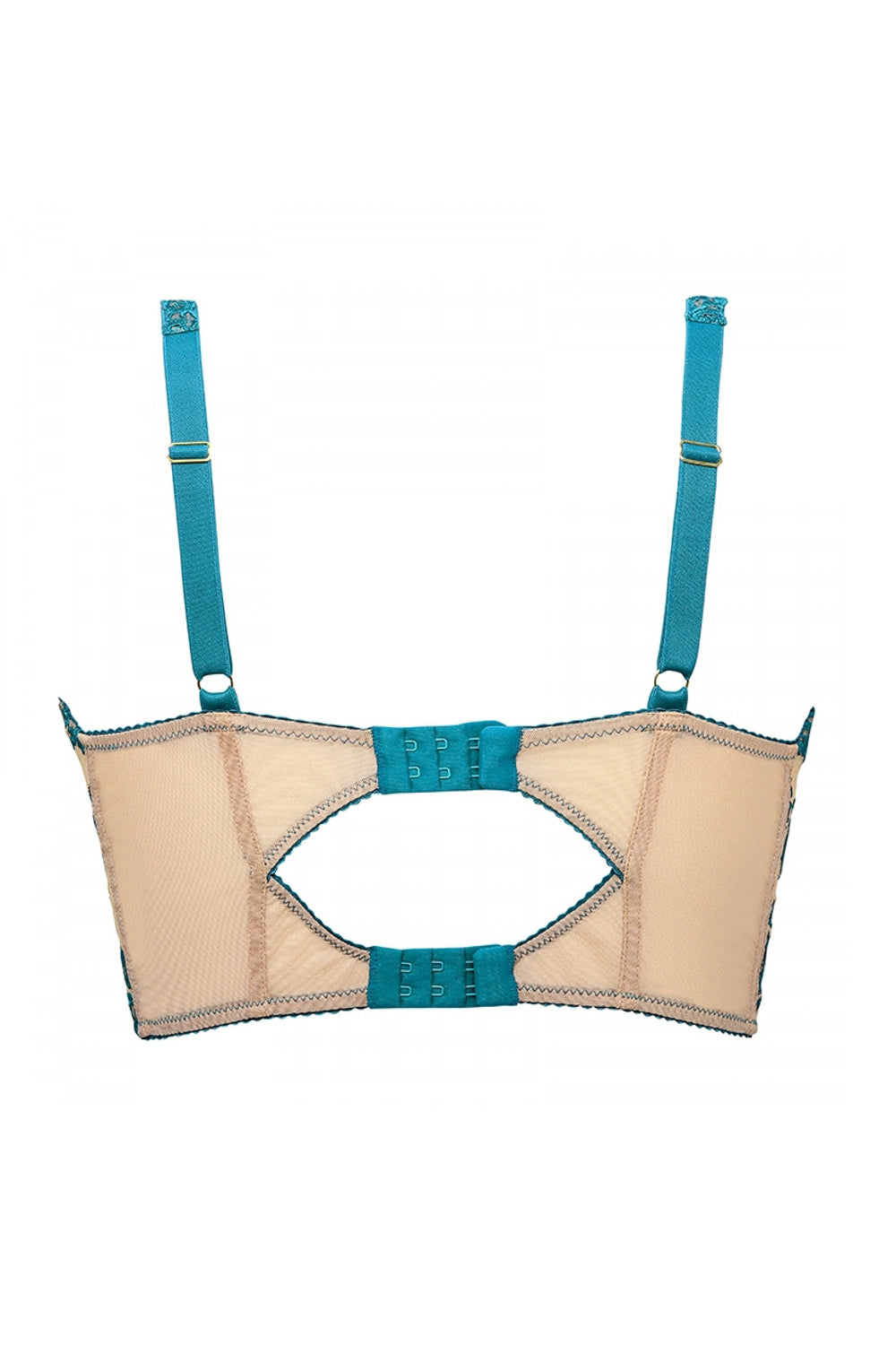 Бюстье с чашками пуш-ап Majuna P312 emerald