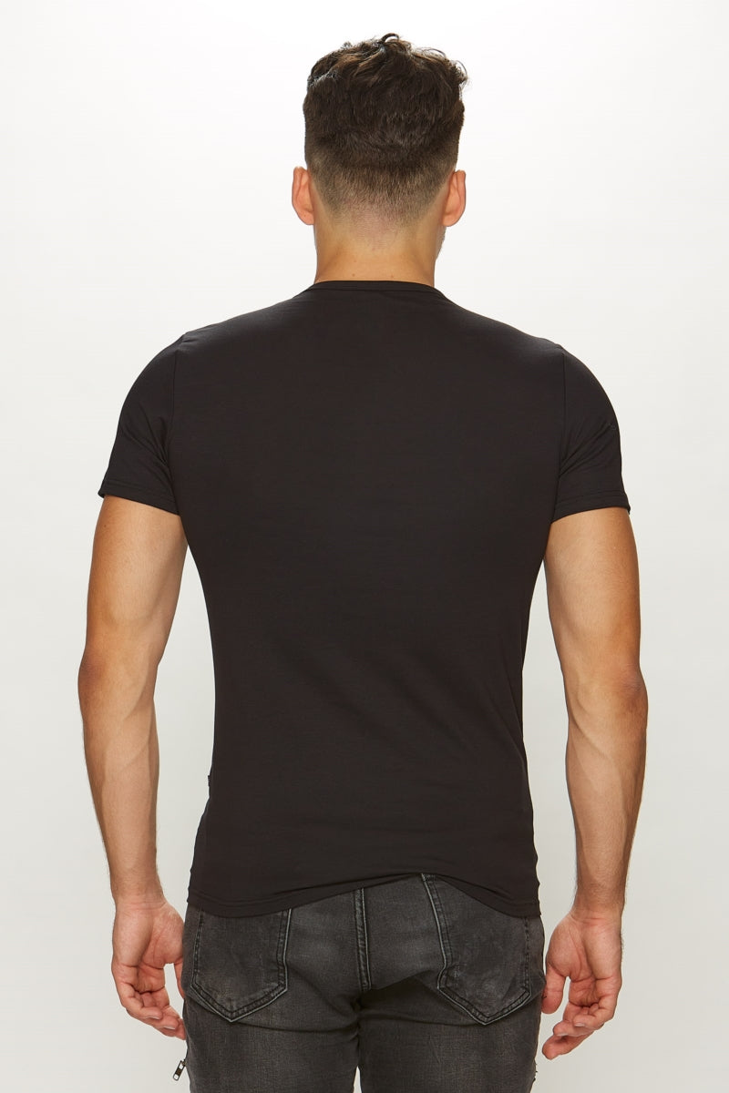 Мужская футболка из хлопка с принтом 09/1-82/1-828