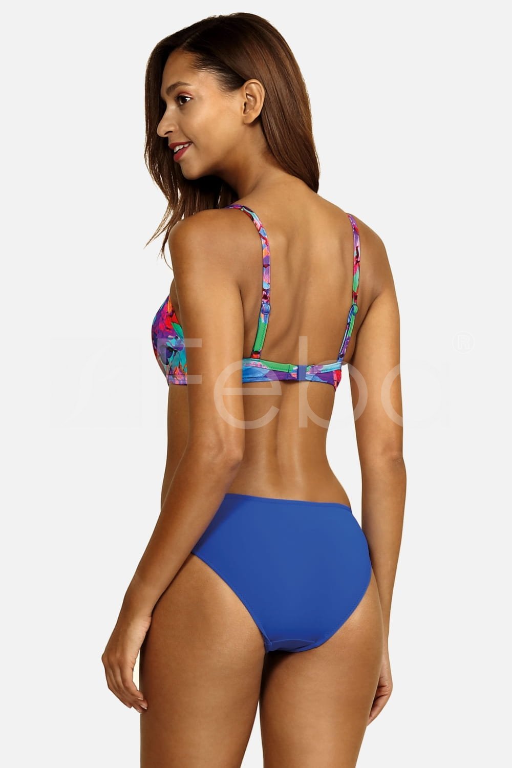 Раздельный купальник с цветочным принтом Summer F01B/755