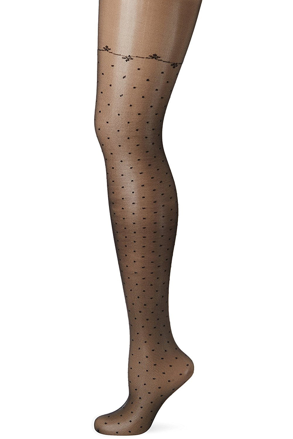 Фантазийные колготки в мелкий горох Janessa (20d)
