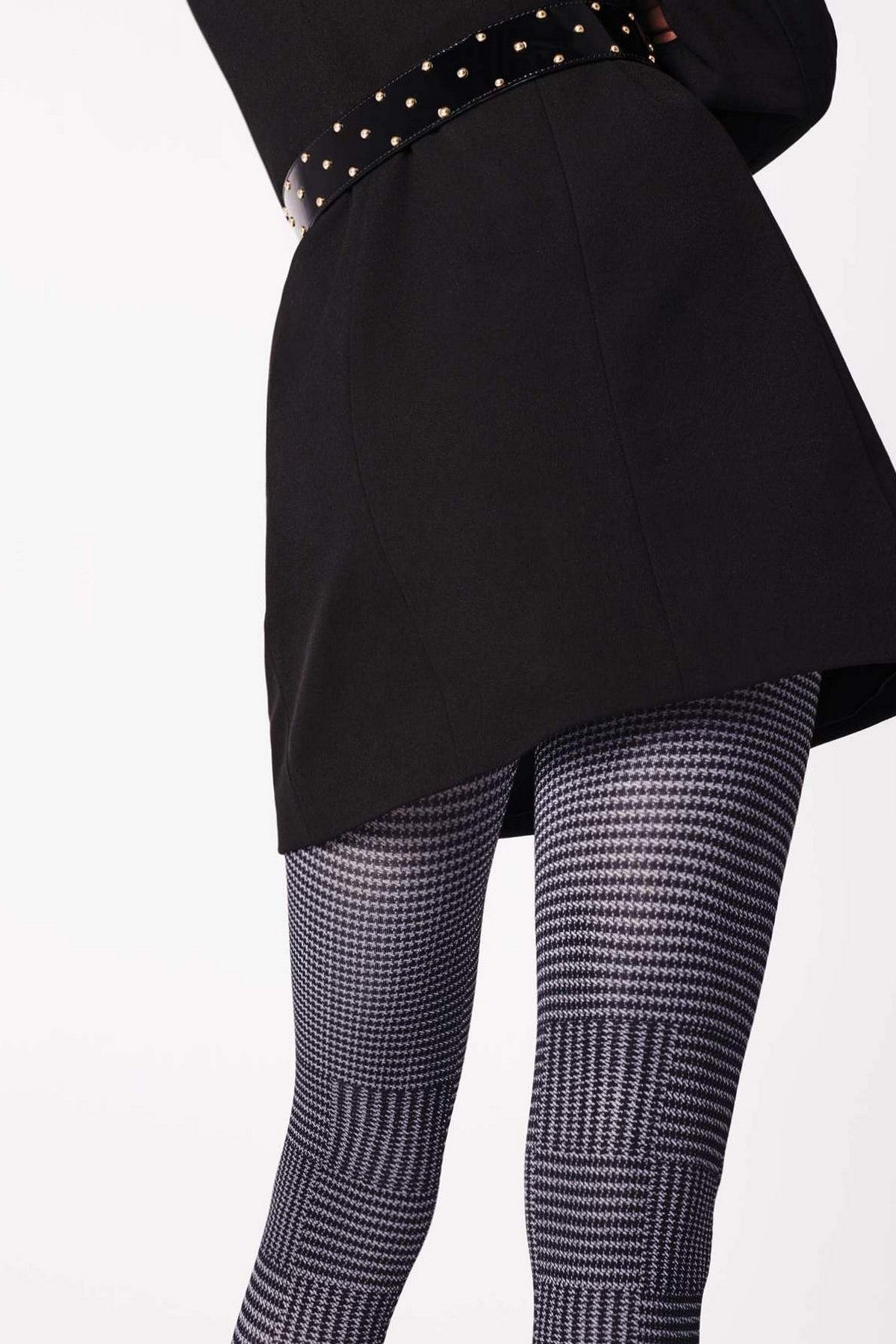 Колготки с принтом "гусиная лапка" G5910 Ostia 40d