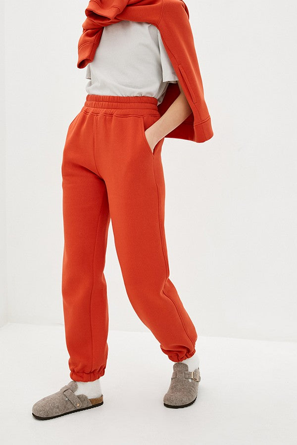 Трикотажные брюки на флисе Brick TR0043-82-09