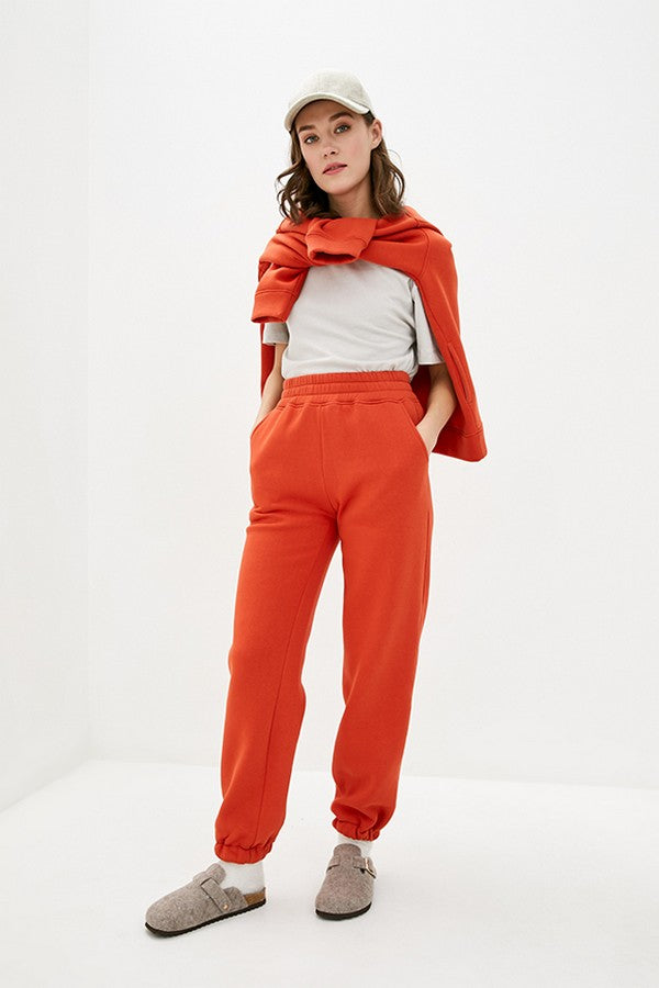 Трикотажные брюки на флисе Brick TR0043-82-09