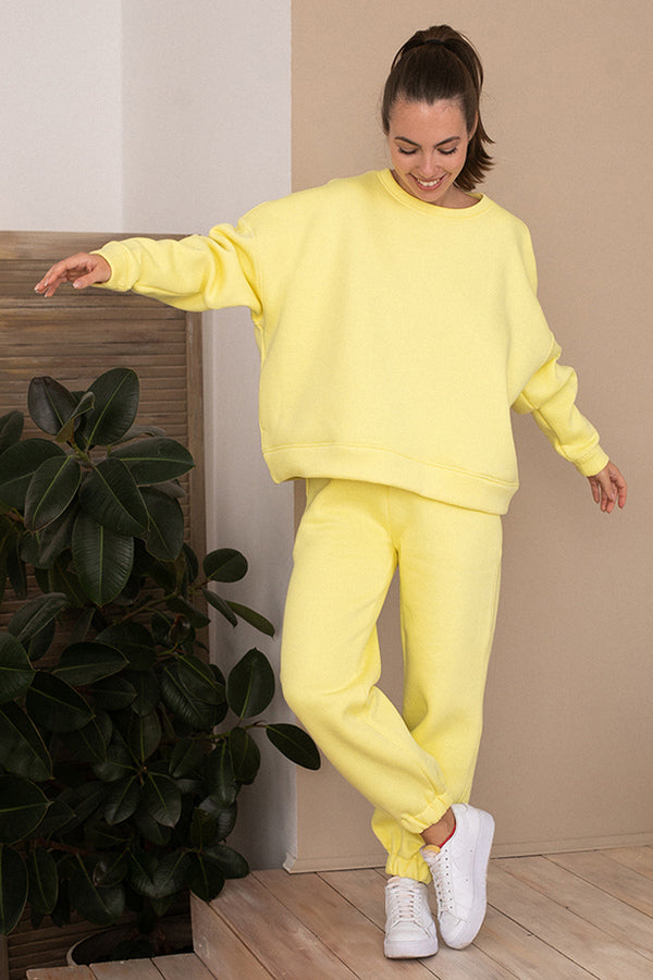 Трикотажные брюки на флисе Lemon TR0052-89-09