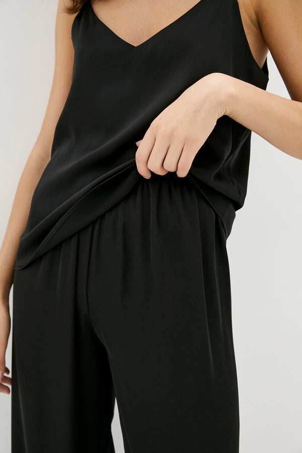 Шелковый комплект для дома с брюками Devil SH0048-16-79