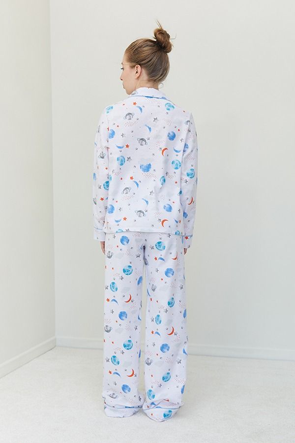 Фланелевая пижама Space FL0010-18-69