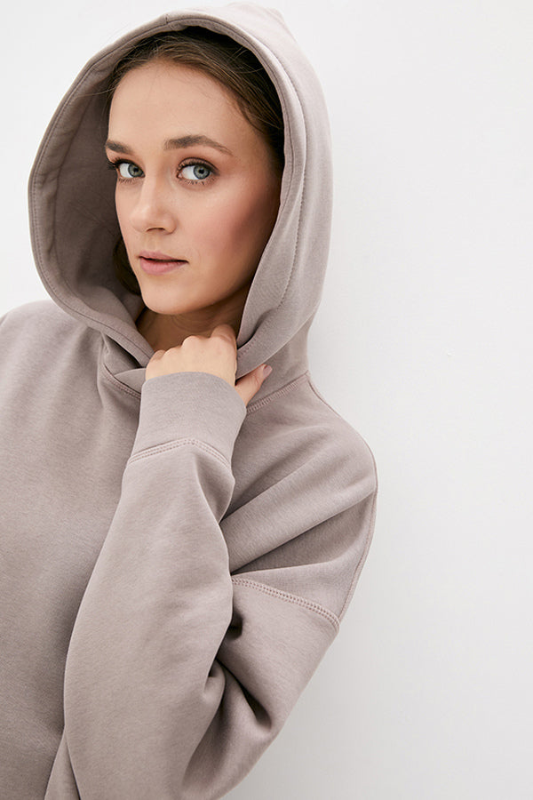 Трикотажное худи на флисе Mokachino TR0043-01-60