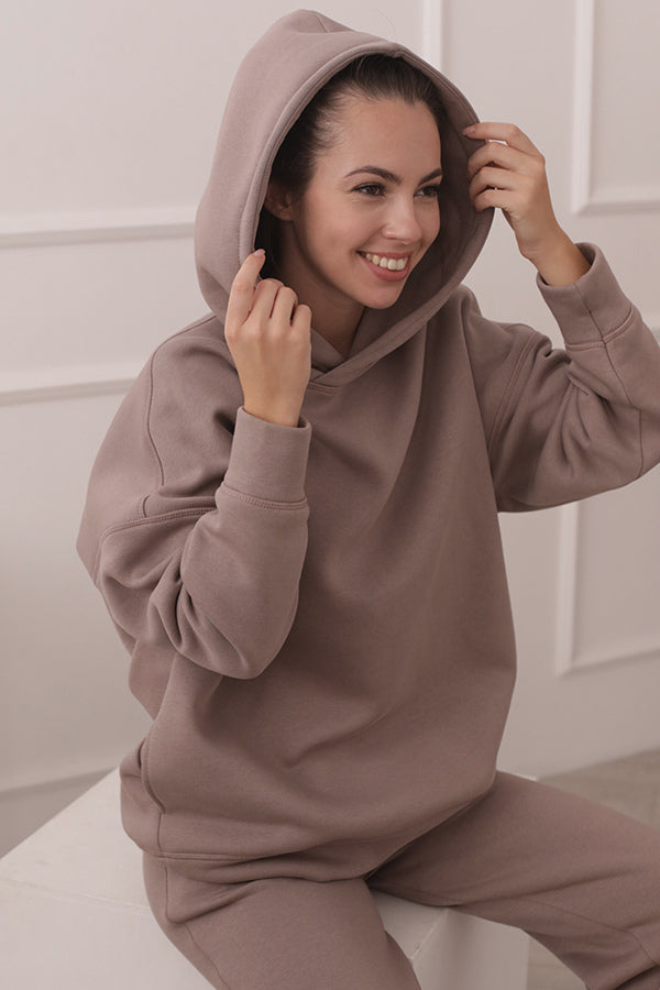 Трикотажное худи на флисе Mokachino TR0043-01-60