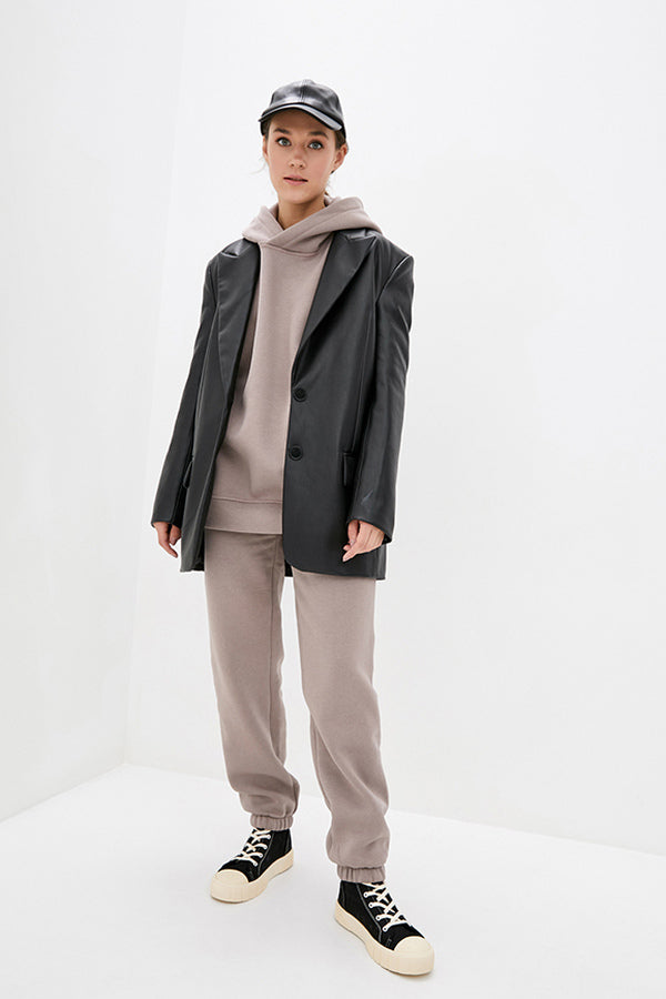 Трикотажное худи на флисе Mokachino TR0043-01-60