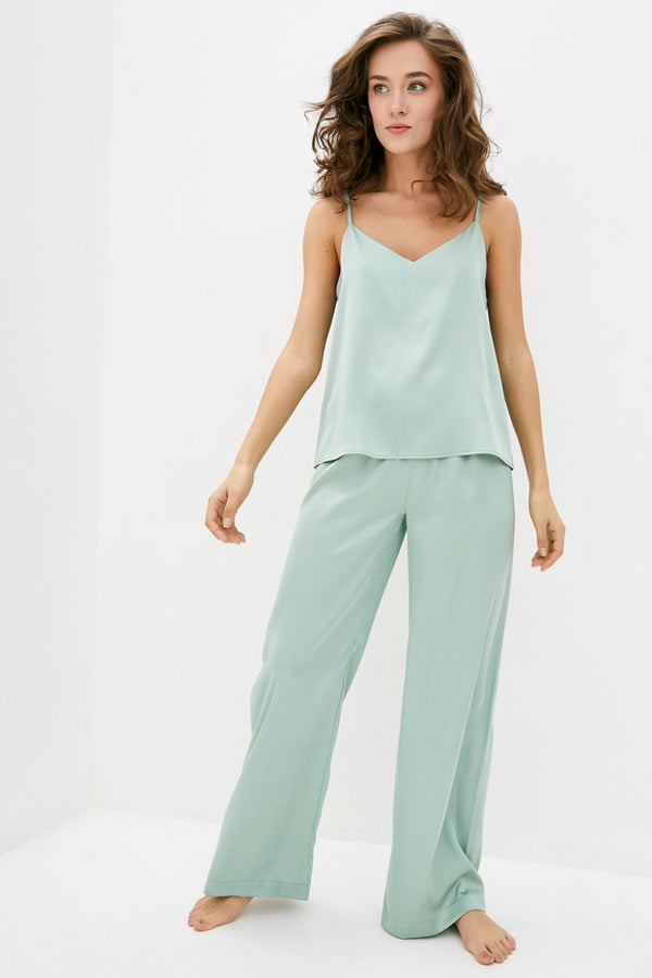 Шелковый комплект для дома с брюками Shalfey SH0048-17-79