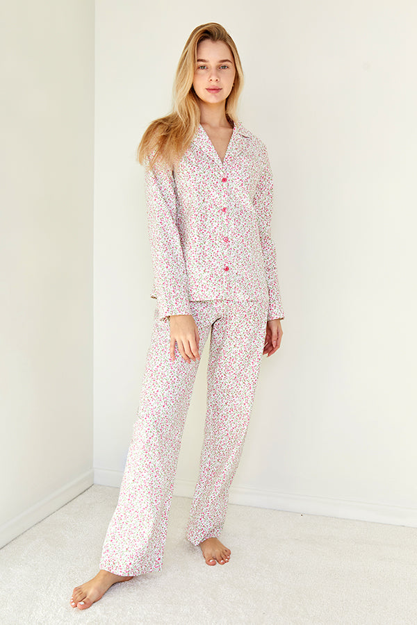 Хлопковая пижама с цветочным принтом Spring HL0057-85-69