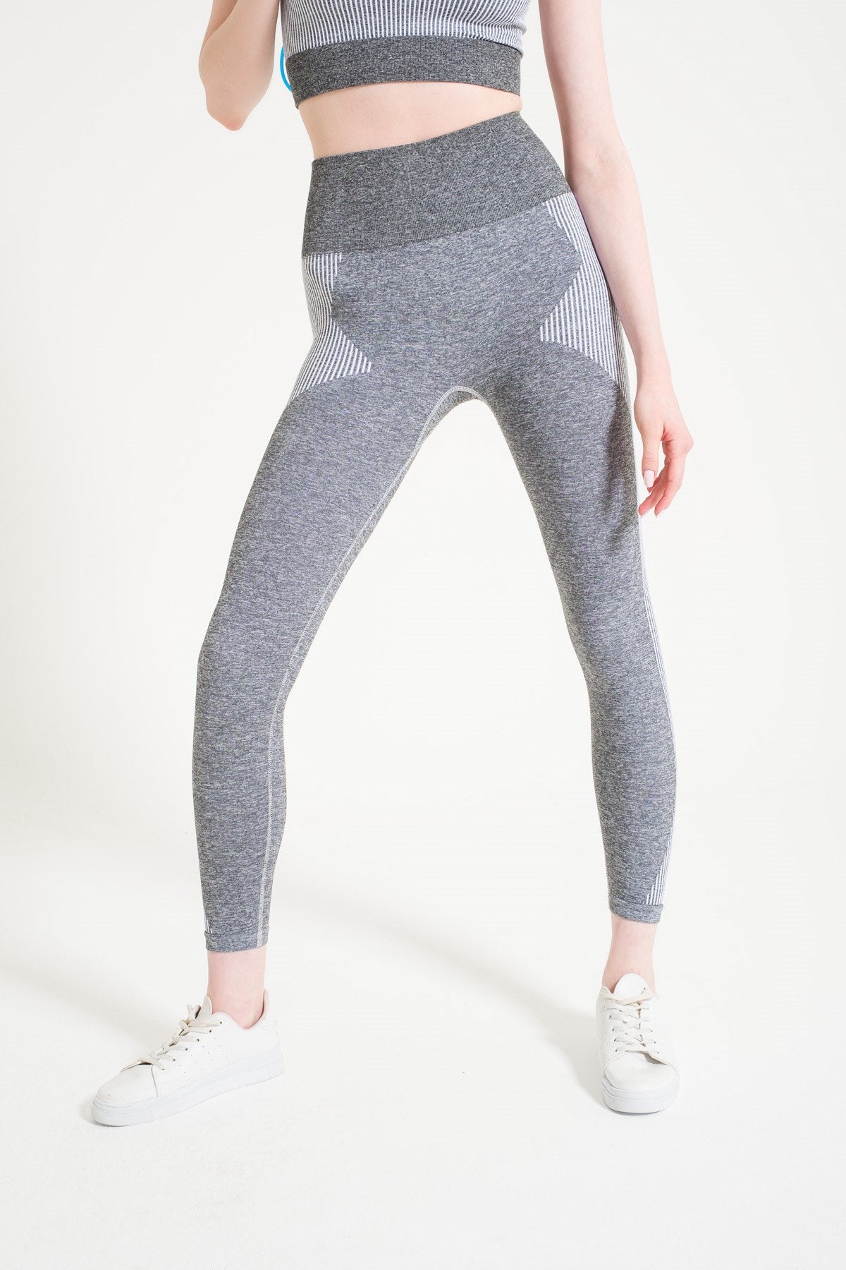 Бесшовные спортивные леггинсы 1700 white