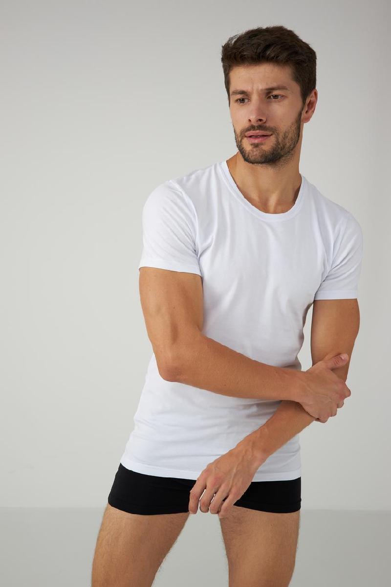 Мужская хлопковая футболка MBSK 500/01/01