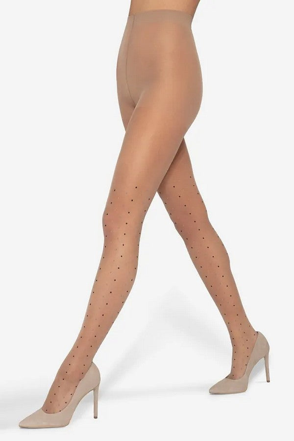Тонкие колготки в горошек Dotsy 14 20d