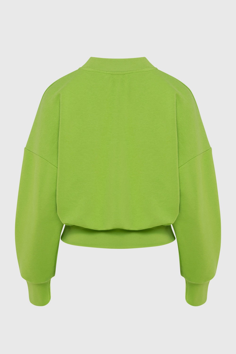 Укороченный свитшот 23073 light green