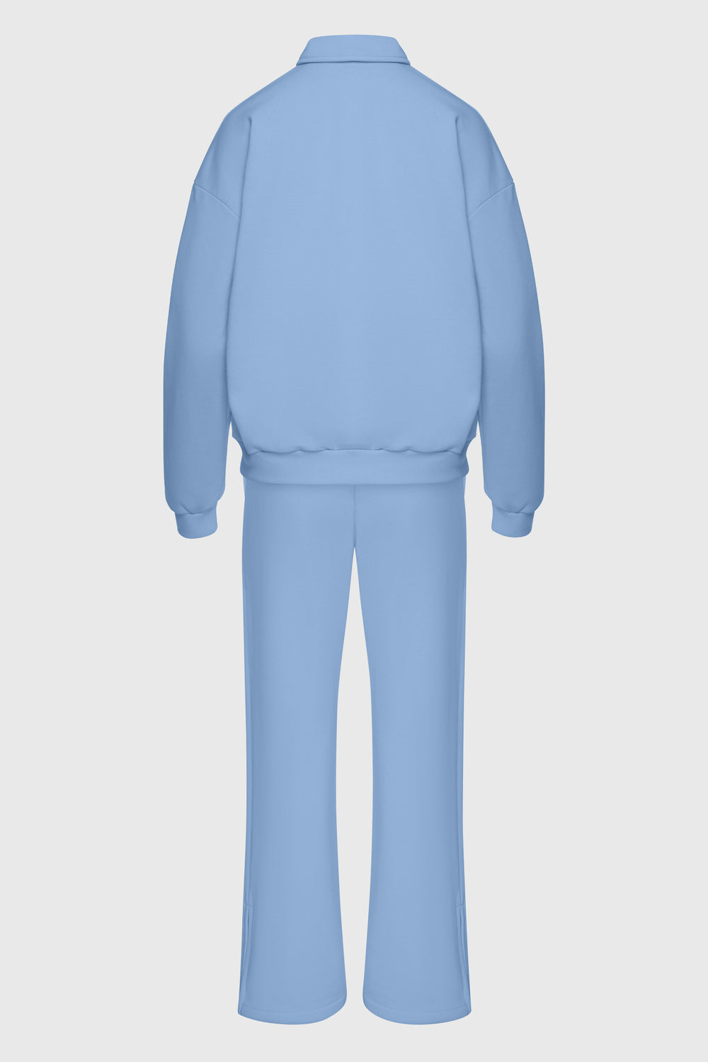 Хлопковый костюм с кнопками 23077 blue
