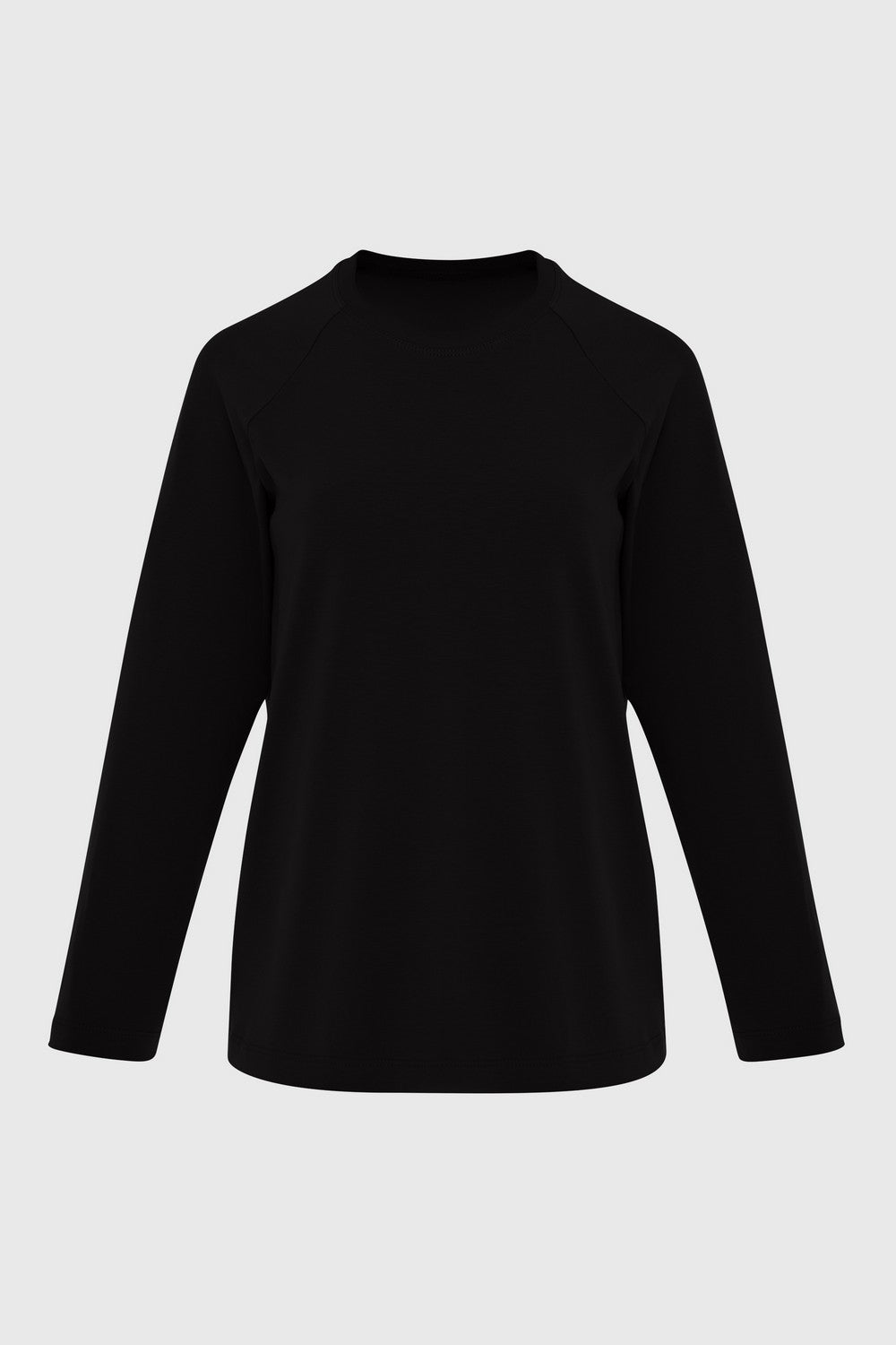 Хлопковый лонгслив 23090 black