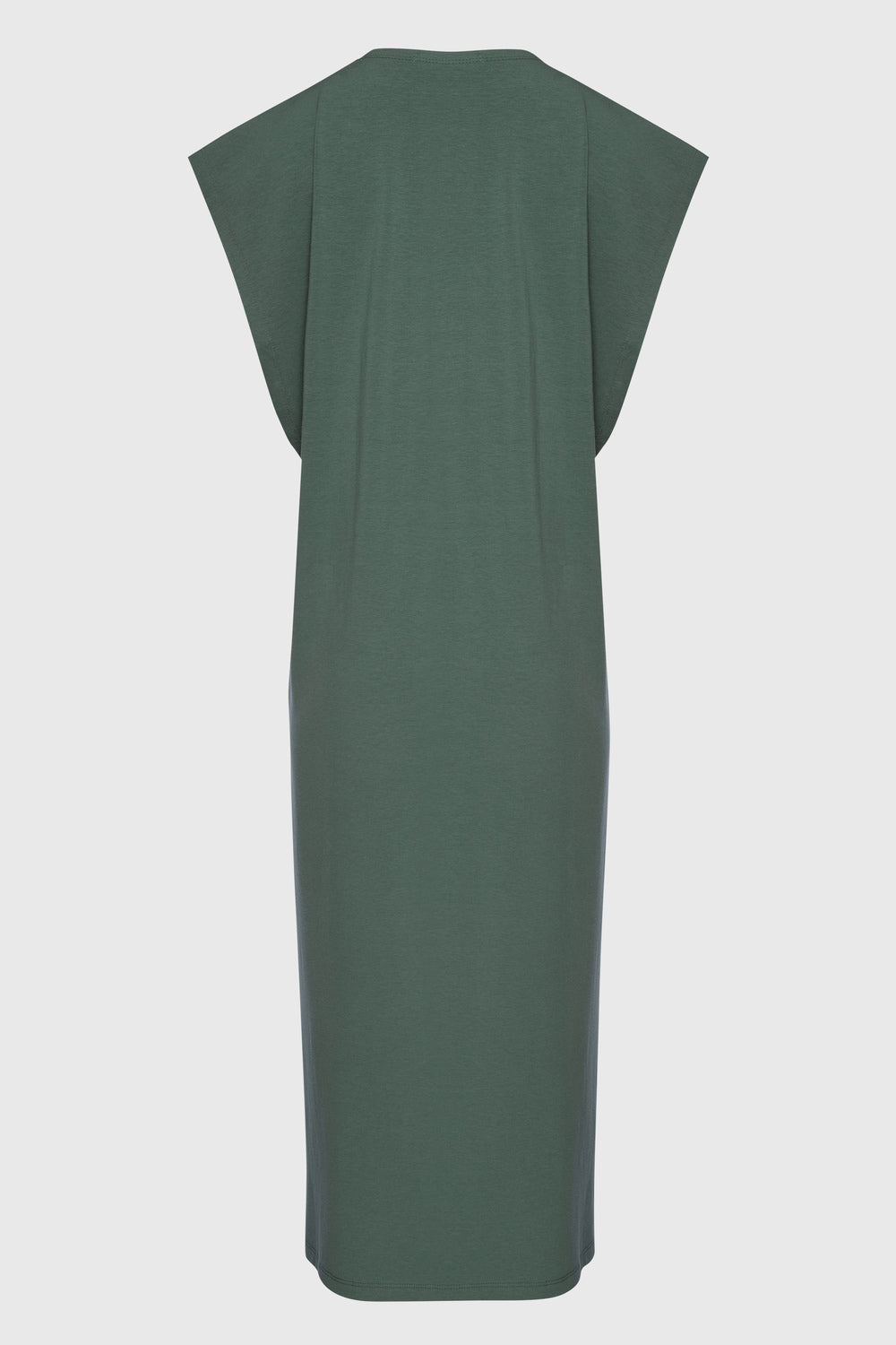 Длинное платье из модала 23100 green