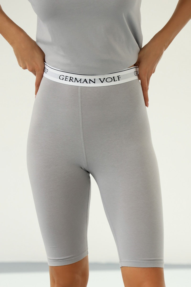 Хлопковые велосипедки 23123 gray