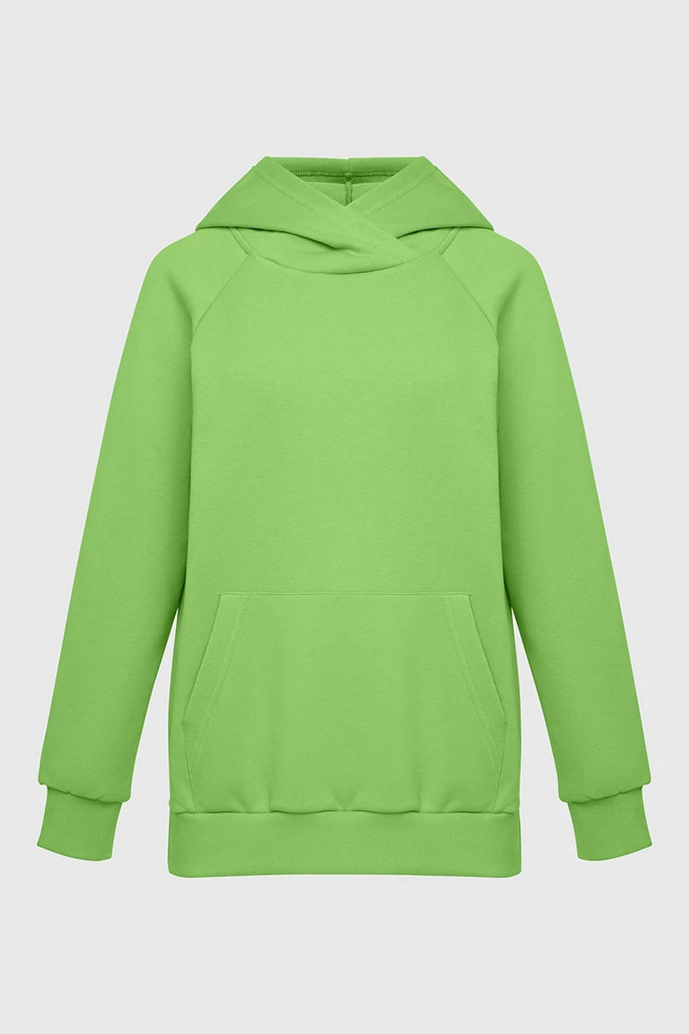 Хлопковое худи с капюшоном 23135 green