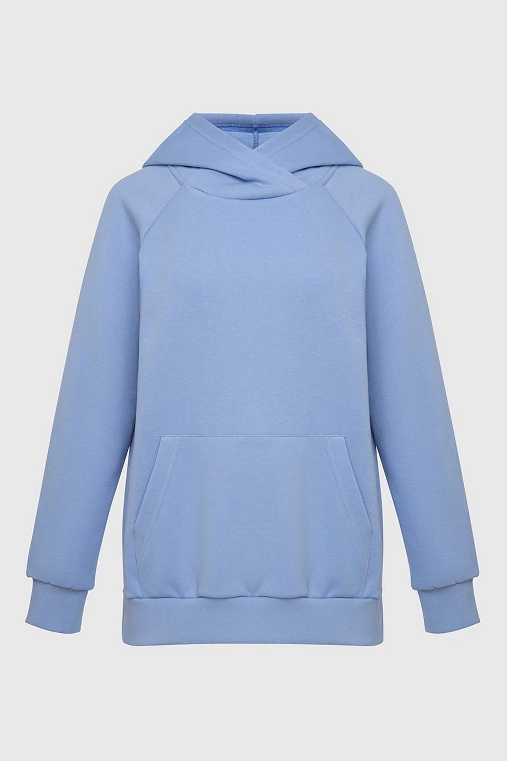 Хлопковое худи с капюшоном 23136 blue