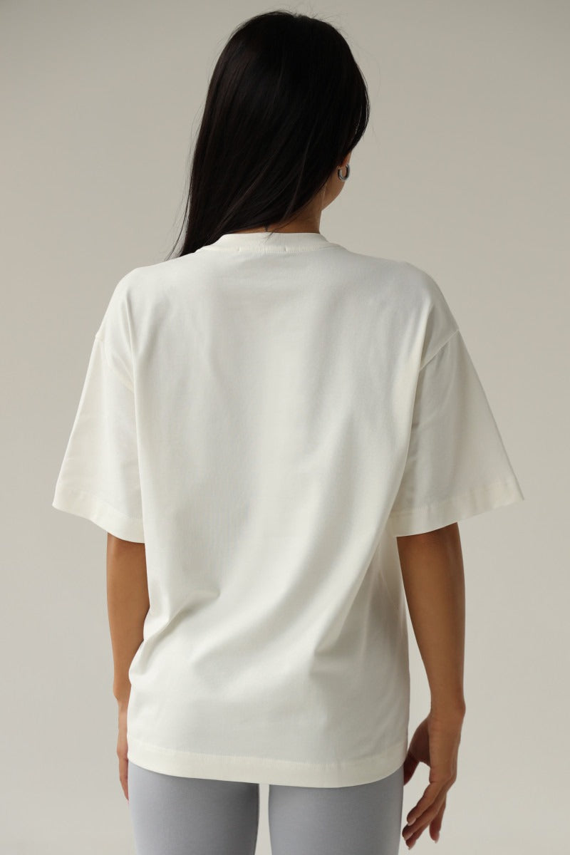 Футболка из хлопка 23163 milk