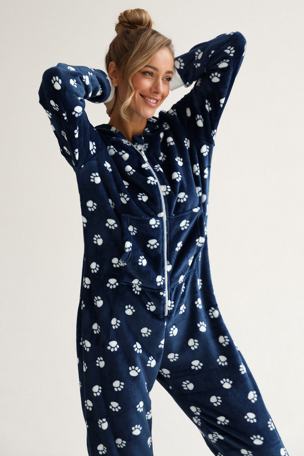 Плюшевый комбинезон для дома 23176 blue