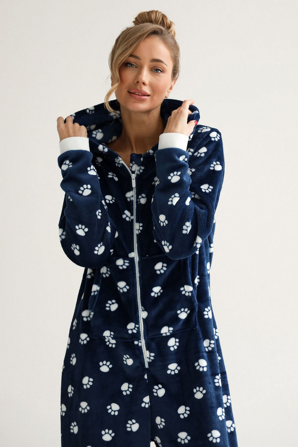 Плюшевый комбинезон для дома 23176 blue