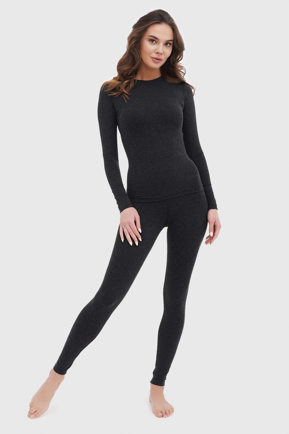 Термокомплект из вискозы 2811 dark grey