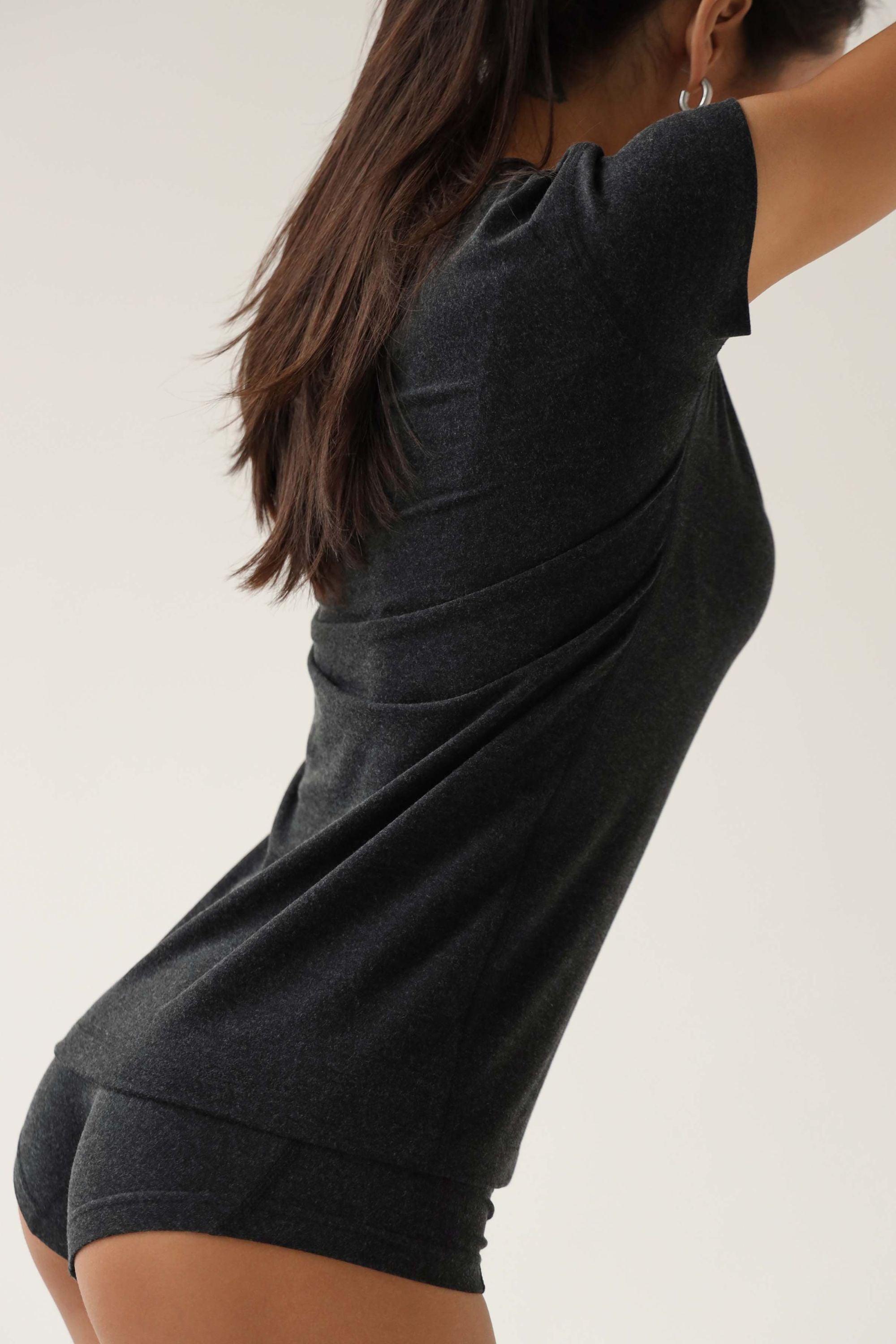 Термофутболка из вискозы 23171 dark gray