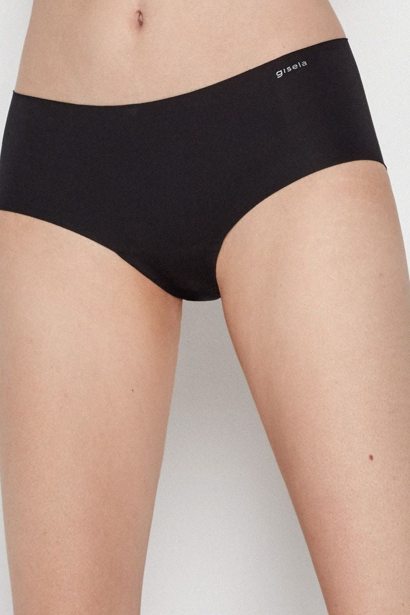 Трусики слип из эко-хлопка 1/0233 black