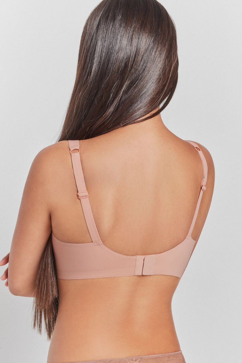 Бюстгальтер push-up без косточек 10011T rose