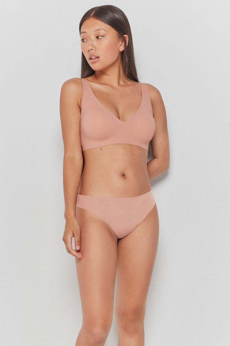 Бюстгальтер push-up без косточек 10011T rose