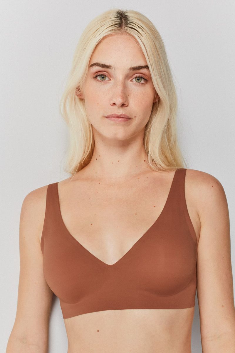 Бюстгальтер push-up без косточек 10011T toffee