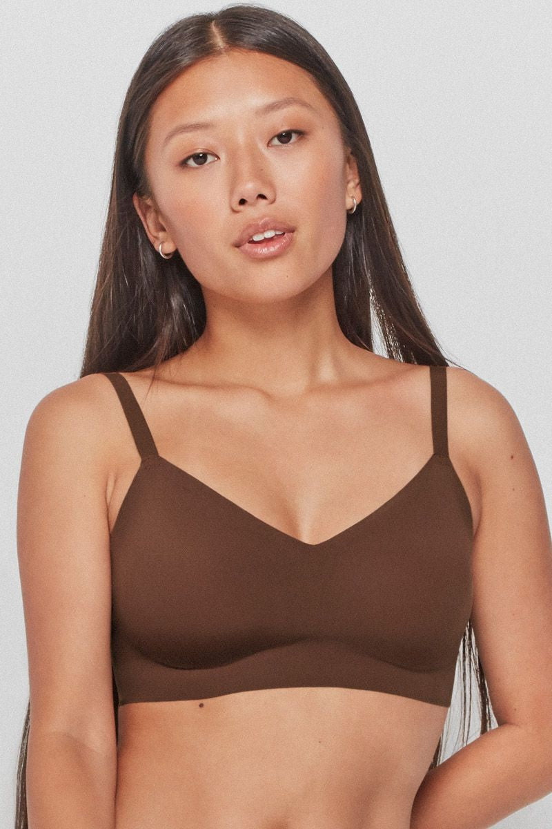 Бюстгальтер без косточек 10012T chocolate