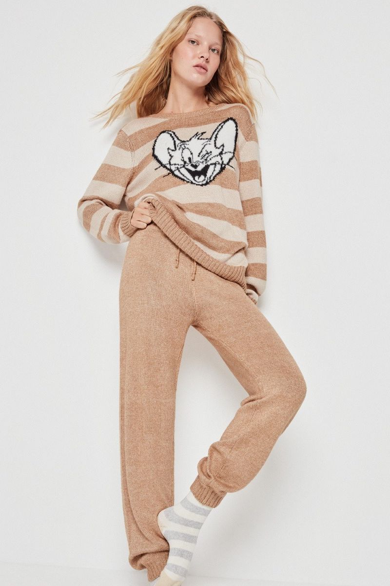 Вязаный комплект для дома 2/1985 beige