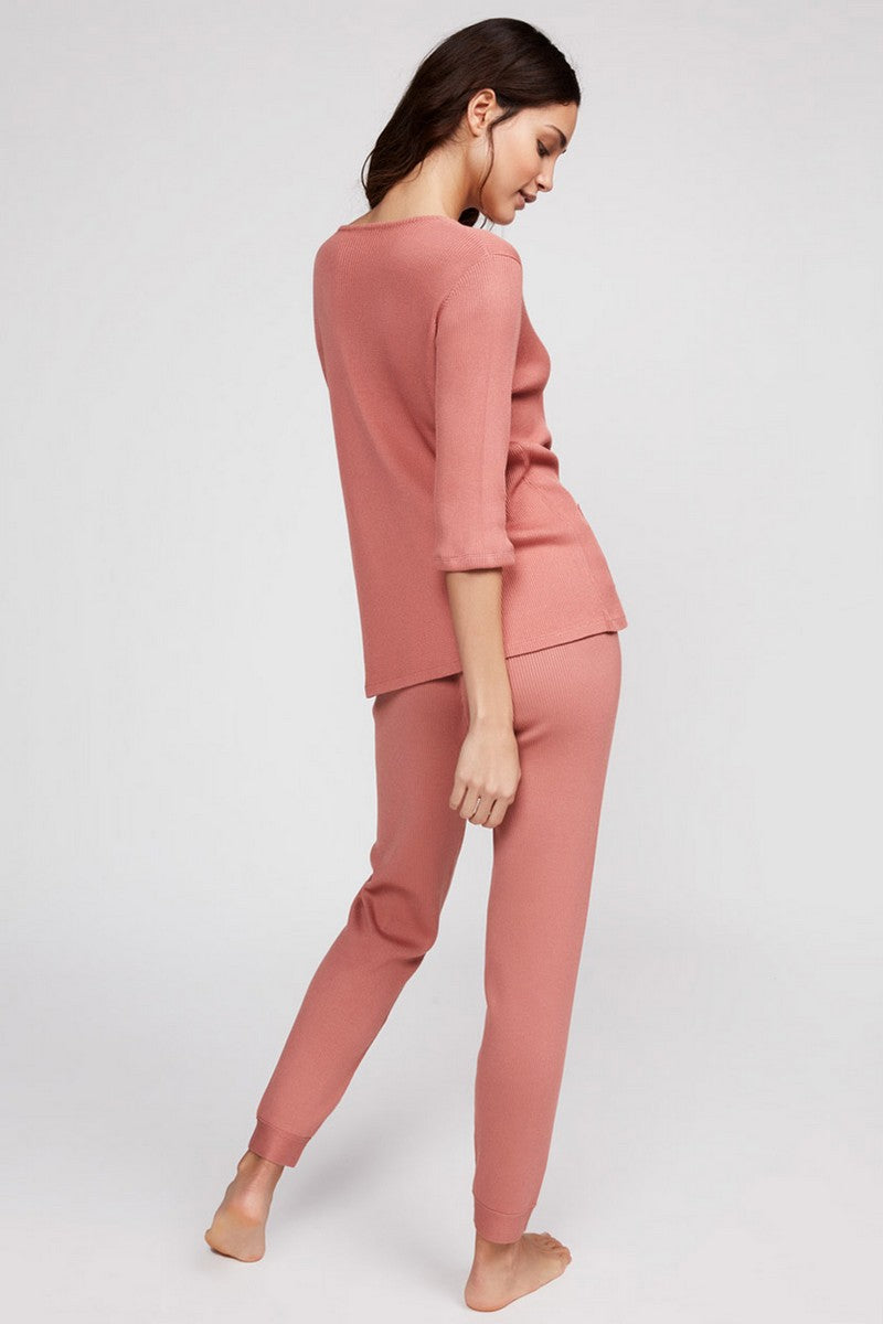 Домашние штаны в рубчик 3/1908 rose