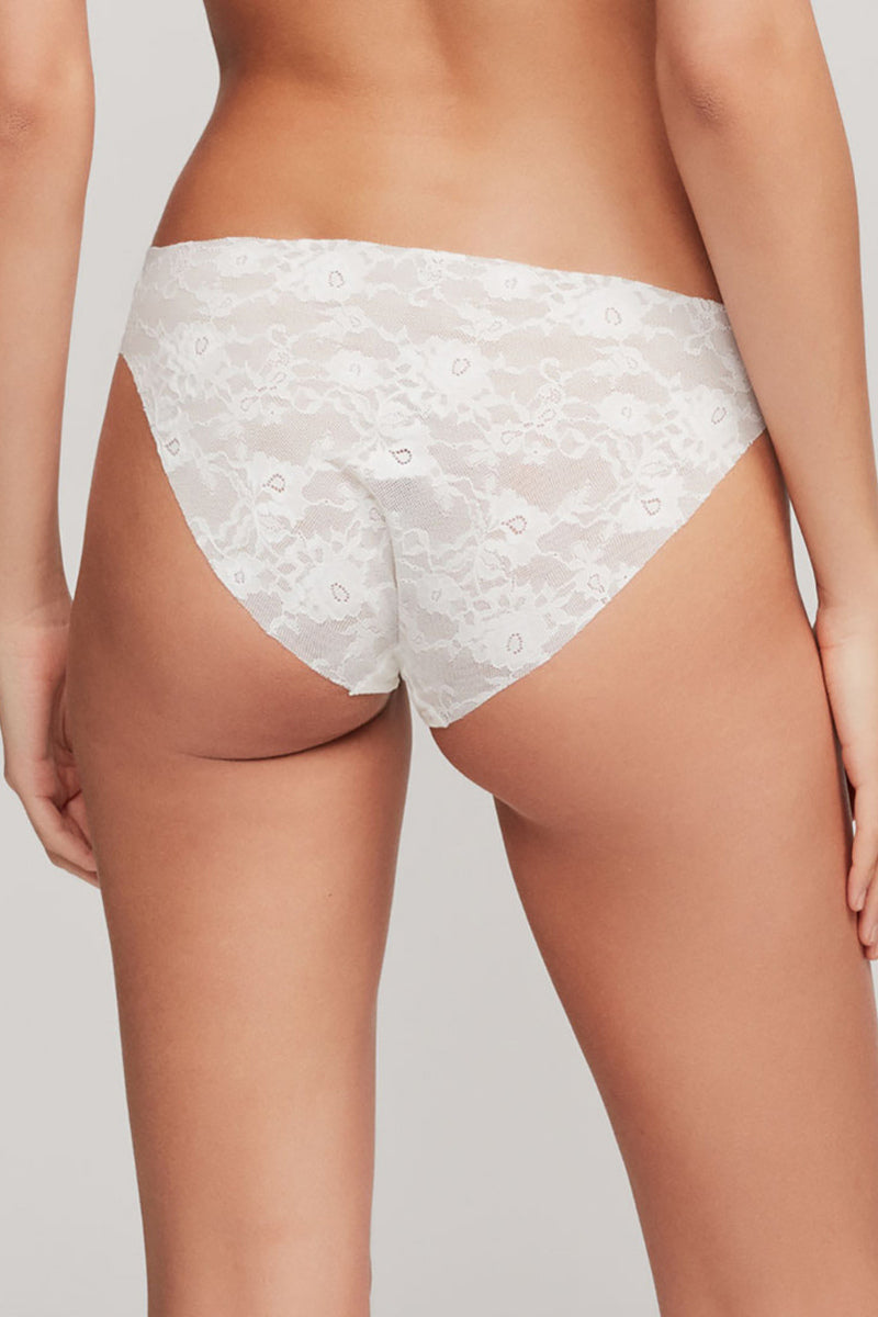 Кружевные трусики слип 457 white