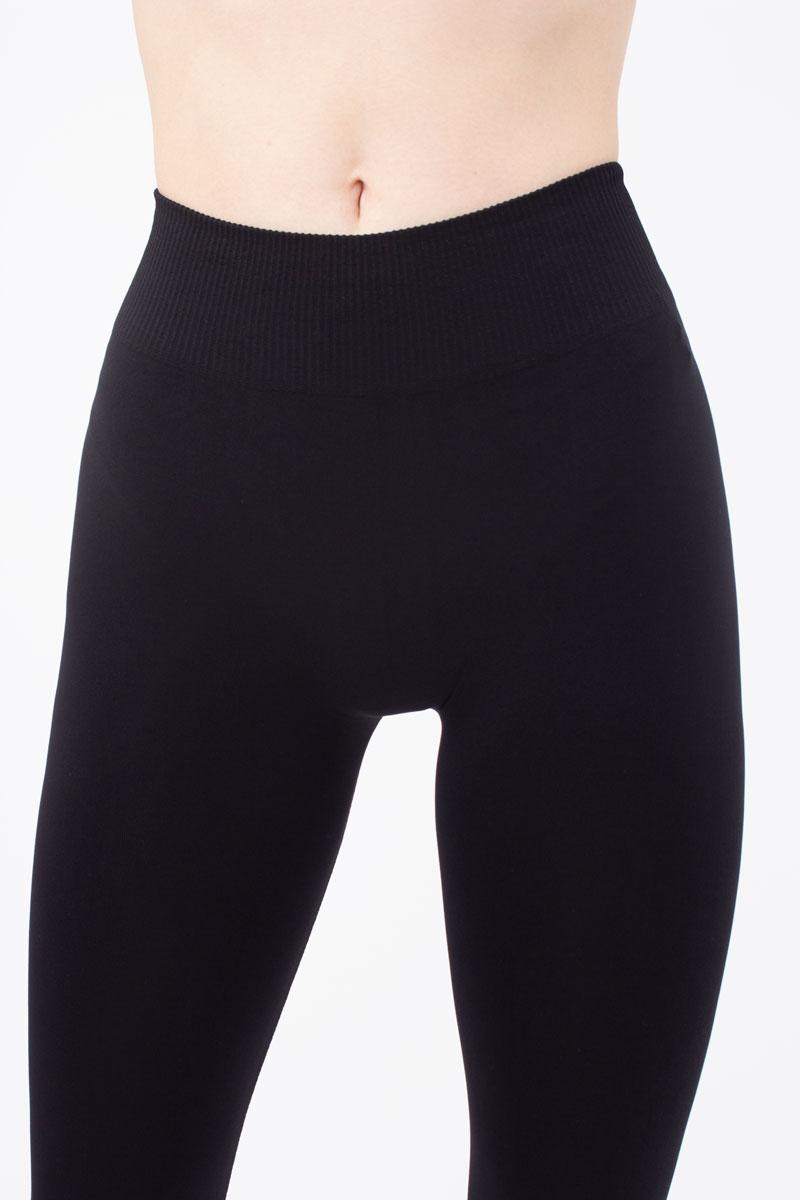 Бесшовные леггинсы из микрофибры 1000737 Leggings black