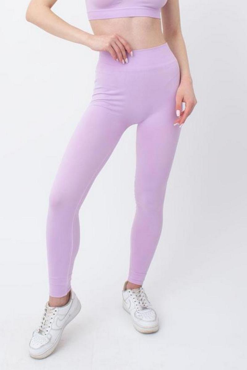 Бесшовные леггинсы из микрофибры 1005298 Leggings Model 2 orchid bloom